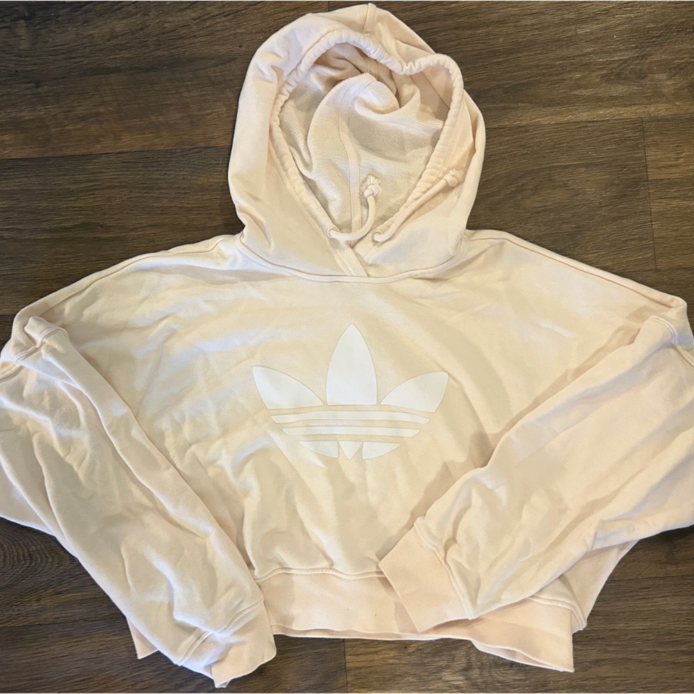 Adidas Women’s Cropped Logo Hoodie
